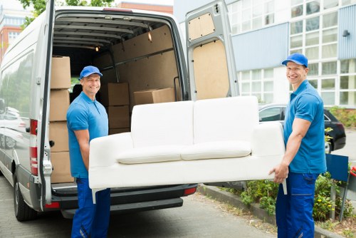 Local man and van moving service in Shepherd's Bush loading household items