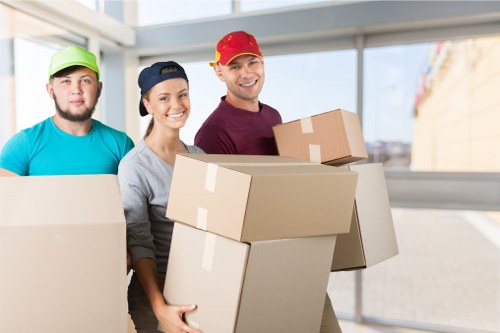 Team reviewing safety checks before a move