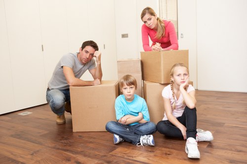 Local moving truck service handling furniture transport in Shepherdsbush