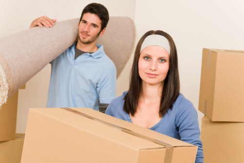 Removal van supporting student relocation in Shepherdsbush