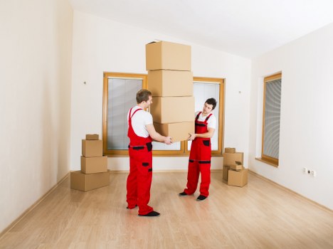 Wardrobe and storage boxes used for home moves in Shepherdsbush