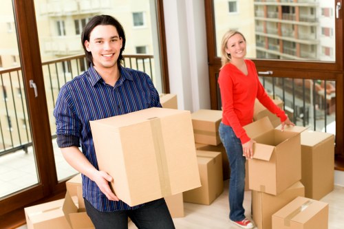 Local man and van service handling a final delivery in Shepherds Bush